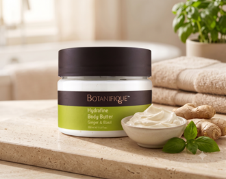BTQ - Hydrafine Body Butter - Ginger & Basil - 350ml