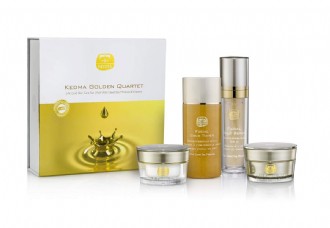 Kdm - Set - Golden Quartet - Gold Toner, Gold Serum, Gold Mask, Gold Cream