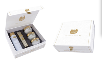 Kdm - Set - Complete Beauty Set - Restoring day Cream, Active Serum, Foaming Facial Scrub, Intensive Night Cream, Eye Cream