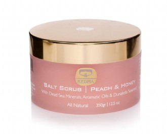 Kdm - Salt Scrub- Peach&Honey 500gr